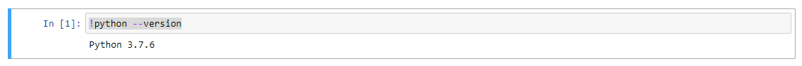 Testing Your Python version in a Jupyter Notebook