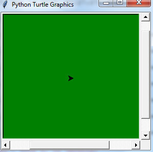 Python `turtle` background color